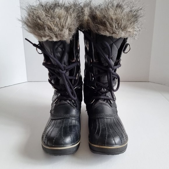 Sorel Tofino Black Winter Boots Size 8 - Picture 2 of 12